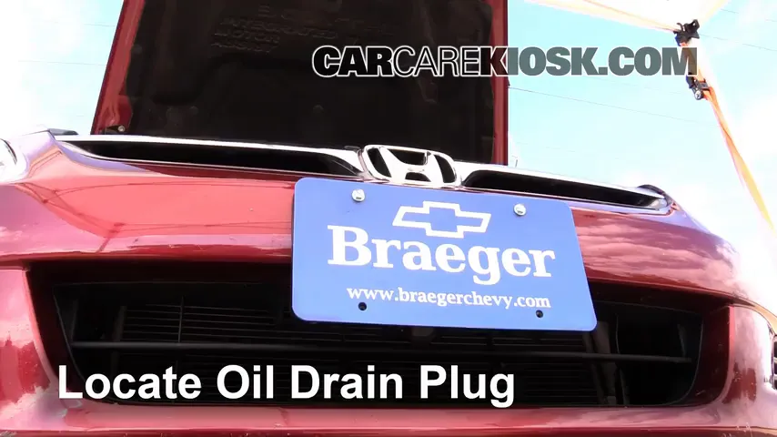 2007 Honda Accord Hybrid 3.0L V6 Oil Change Oil and Oil Filter
